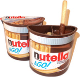 Nutella By Ferrero Hazelnut Spread + Breadsticks Each Cup 1.8 oz Quantity16 Pieces Per Box Sweet Browse at UsaCandyWholesale.Com